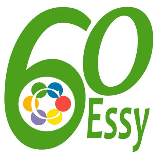 Etelä-Suomen Syöpäyhdistyksen 60-vuotisjuhlavuoden logo